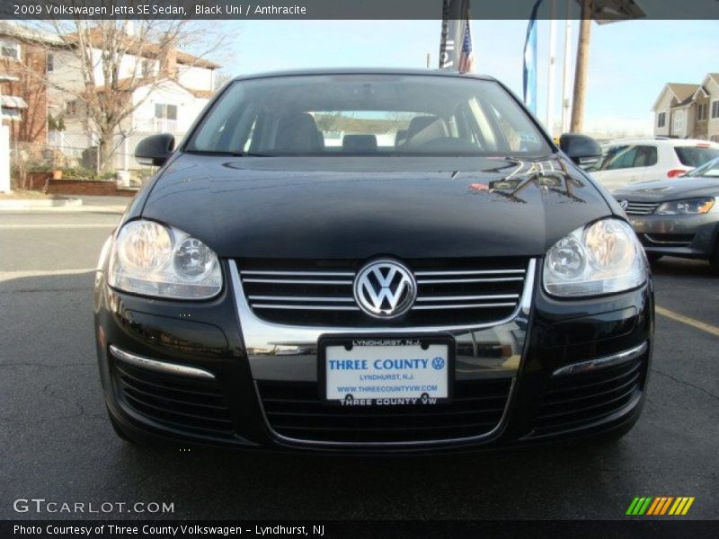 Black Uni / Anthracite 2009 Volkswagen Jetta SE Sedan