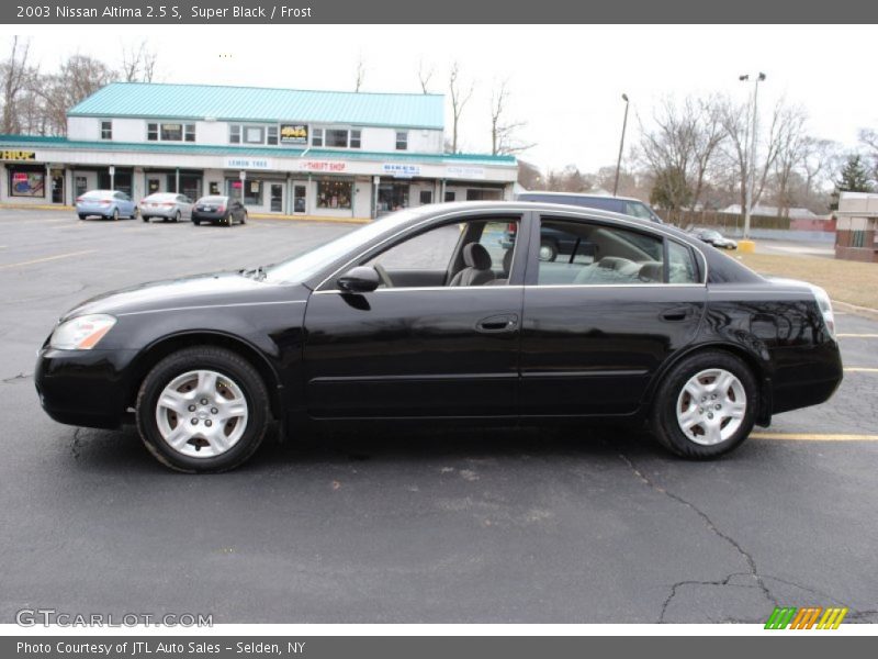 Super Black / Frost 2003 Nissan Altima 2.5 S