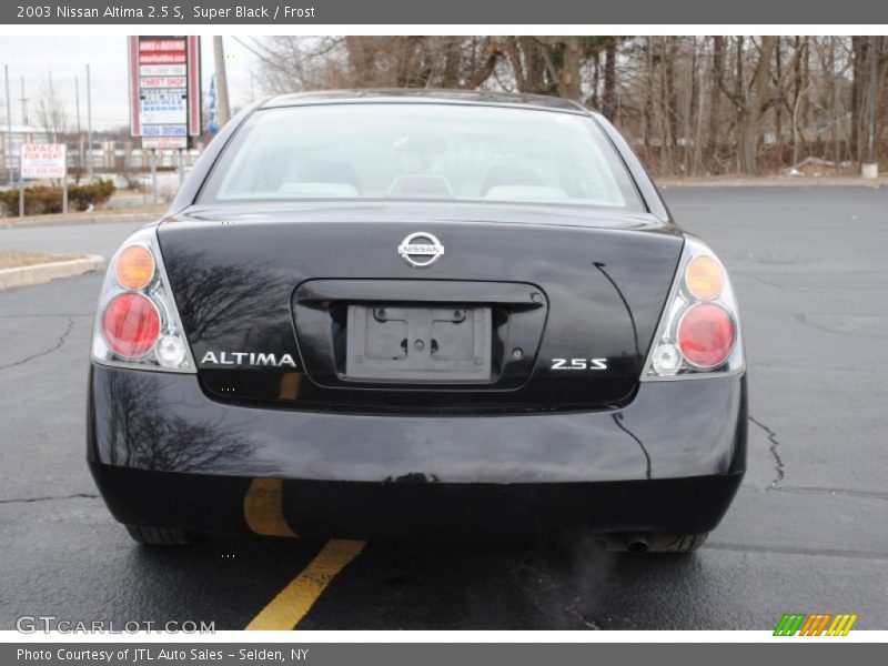 Super Black / Frost 2003 Nissan Altima 2.5 S