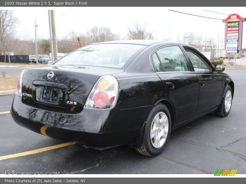 Super Black / Frost 2003 Nissan Altima 2.5 S