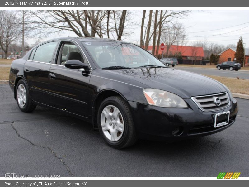 Super Black / Frost 2003 Nissan Altima 2.5 S
