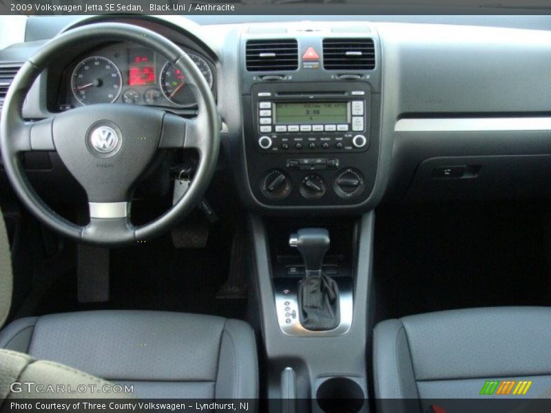 Black Uni / Anthracite 2009 Volkswagen Jetta SE Sedan