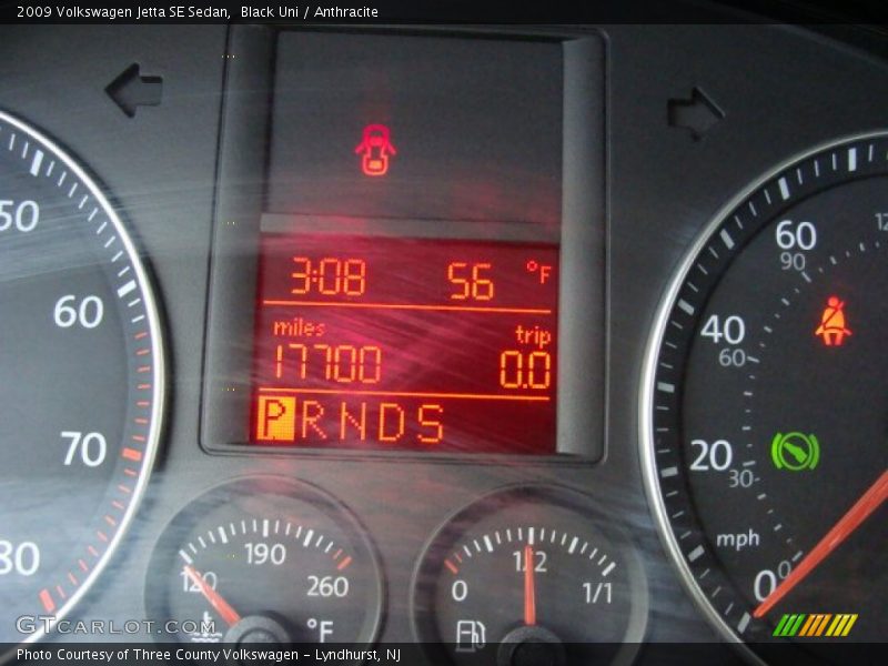 Black Uni / Anthracite 2009 Volkswagen Jetta SE Sedan