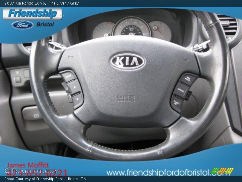 Fine Silver / Gray 2007 Kia Rondo EX V6
