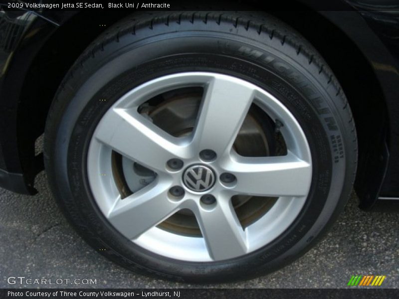 Black Uni / Anthracite 2009 Volkswagen Jetta SE Sedan