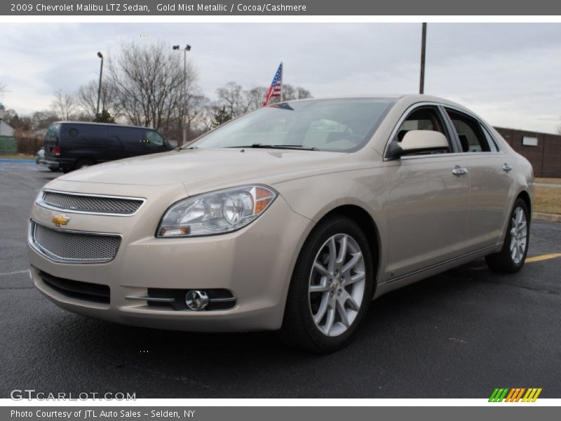 Gold Mist Metallic / Cocoa/Cashmere 2009 Chevrolet Malibu LTZ Sedan