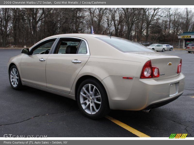 Gold Mist Metallic / Cocoa/Cashmere 2009 Chevrolet Malibu LTZ Sedan