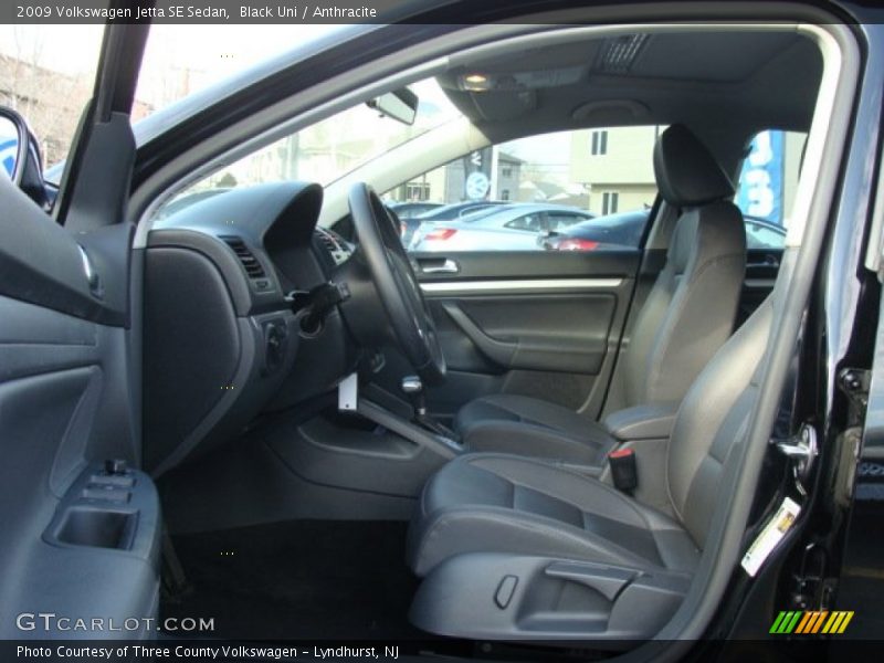 Black Uni / Anthracite 2009 Volkswagen Jetta SE Sedan