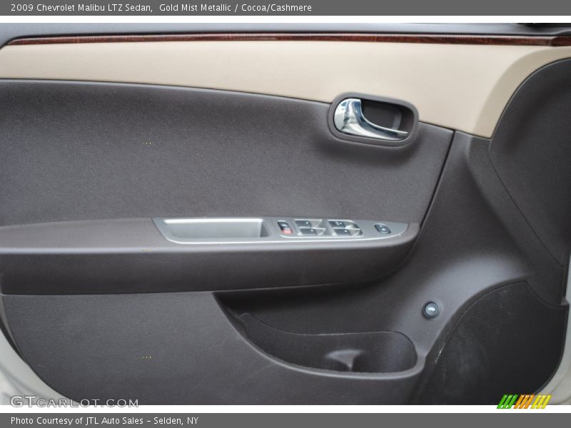 Gold Mist Metallic / Cocoa/Cashmere 2009 Chevrolet Malibu LTZ Sedan