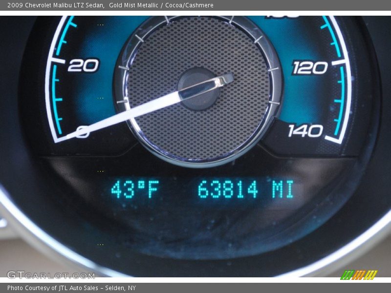 Gold Mist Metallic / Cocoa/Cashmere 2009 Chevrolet Malibu LTZ Sedan