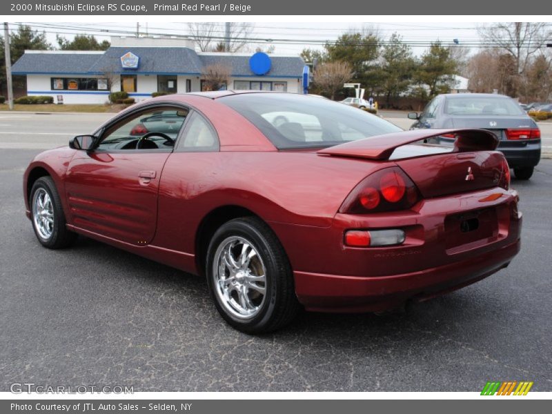 Primal Red Pearl / Beige 2000 Mitsubishi Eclipse RS Coupe