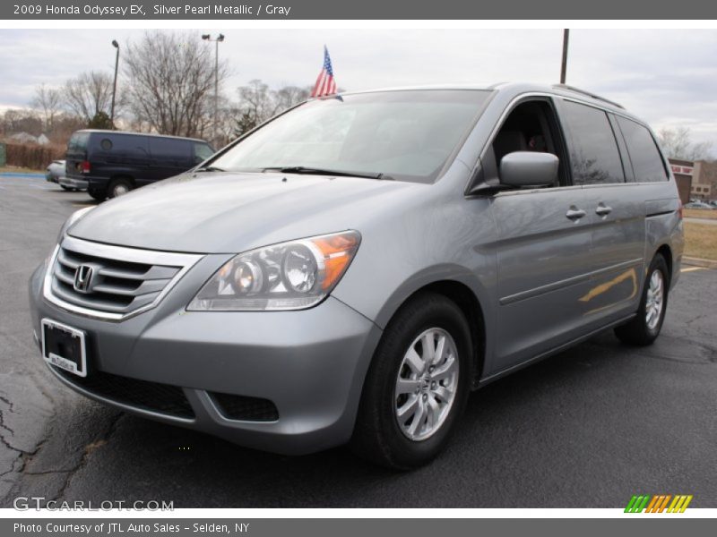Silver Pearl Metallic / Gray 2009 Honda Odyssey EX