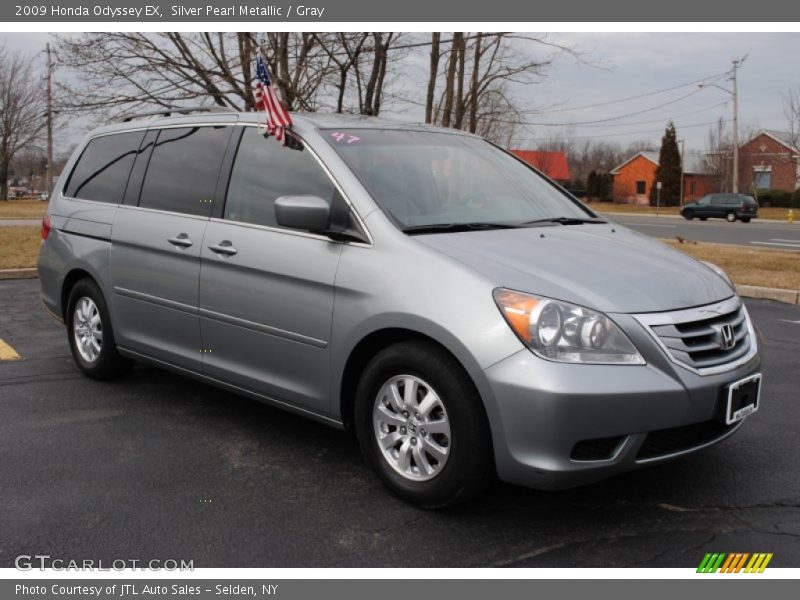 Silver Pearl Metallic / Gray 2009 Honda Odyssey EX