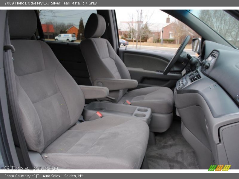 Silver Pearl Metallic / Gray 2009 Honda Odyssey EX