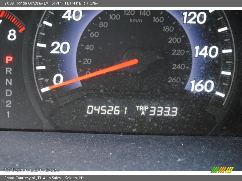Silver Pearl Metallic / Gray 2009 Honda Odyssey EX