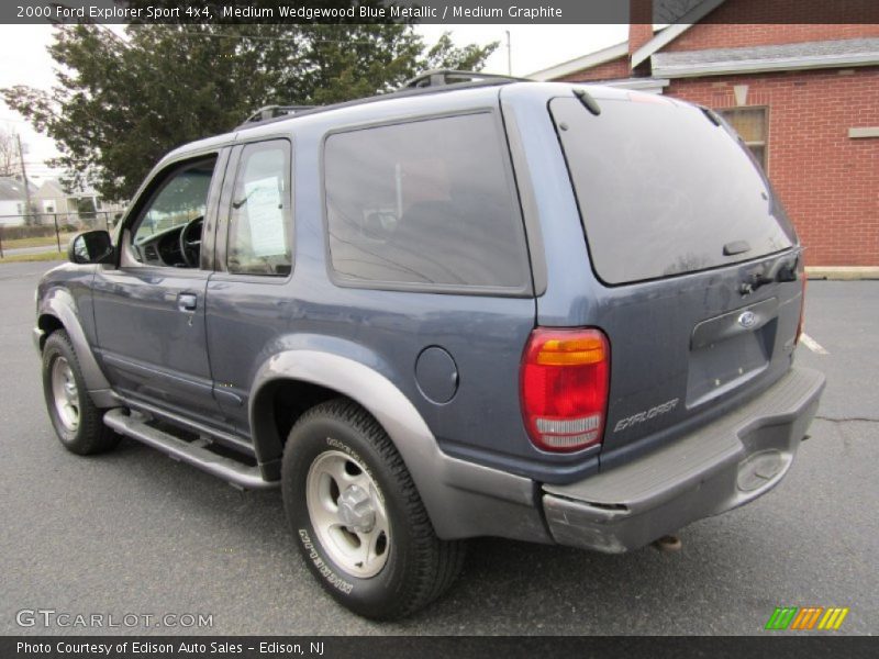 Medium Wedgewood Blue Metallic / Medium Graphite 2000 Ford Explorer Sport 4x4