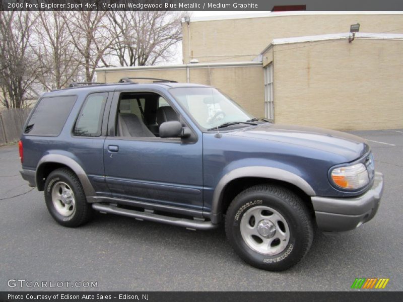 Medium Wedgewood Blue Metallic / Medium Graphite 2000 Ford Explorer Sport 4x4
