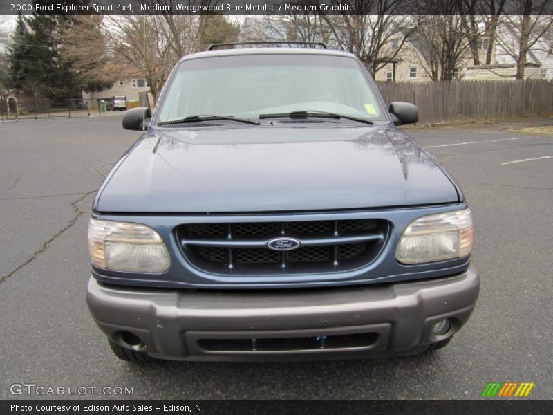 Medium Wedgewood Blue Metallic / Medium Graphite 2000 Ford Explorer Sport 4x4