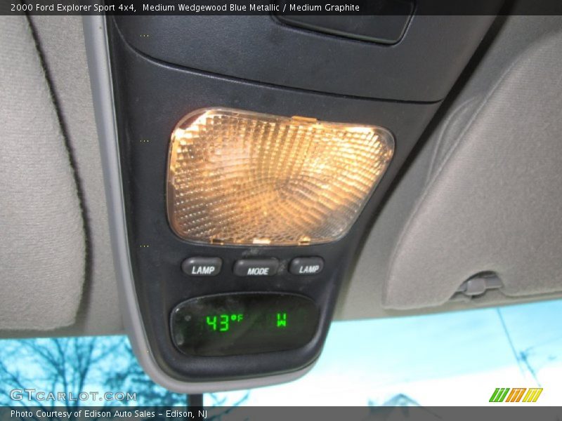 Medium Wedgewood Blue Metallic / Medium Graphite 2000 Ford Explorer Sport 4x4