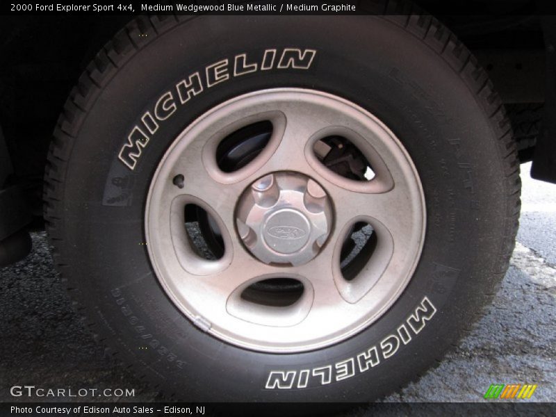 Medium Wedgewood Blue Metallic / Medium Graphite 2000 Ford Explorer Sport 4x4