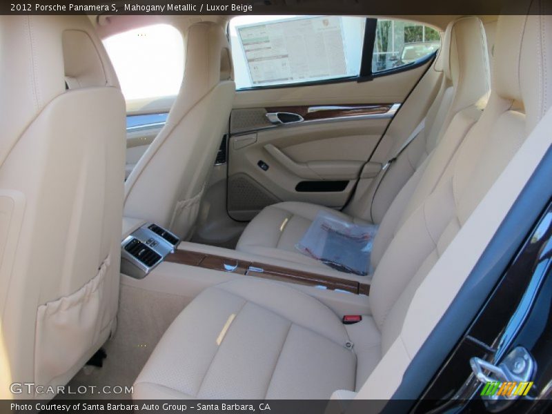  2012 Panamera S Luxor Beige Interior
