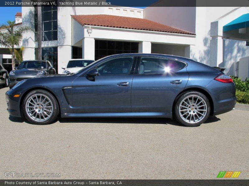 Yachting Blue Metallic / Black 2012 Porsche Panamera V6