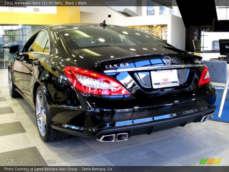 Black / Black 2012 Mercedes-Benz CLS 63 AMG