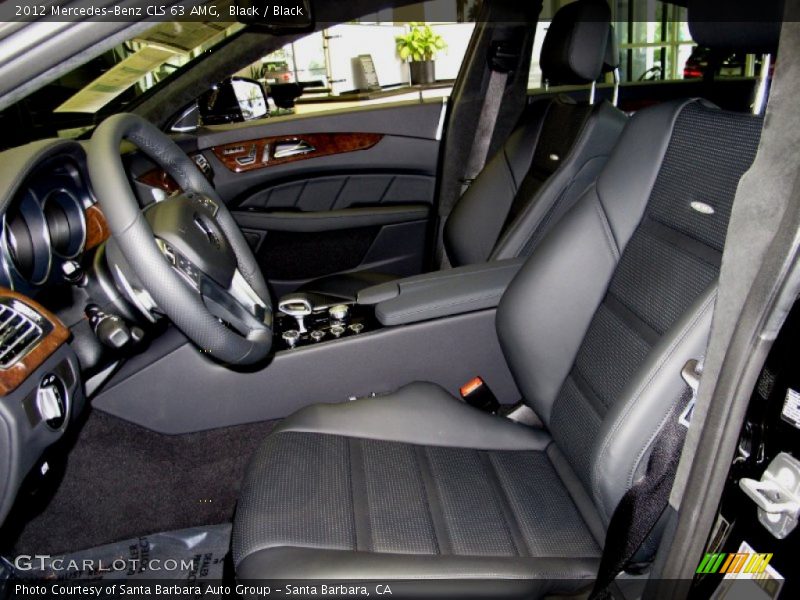Black / Black 2012 Mercedes-Benz CLS 63 AMG