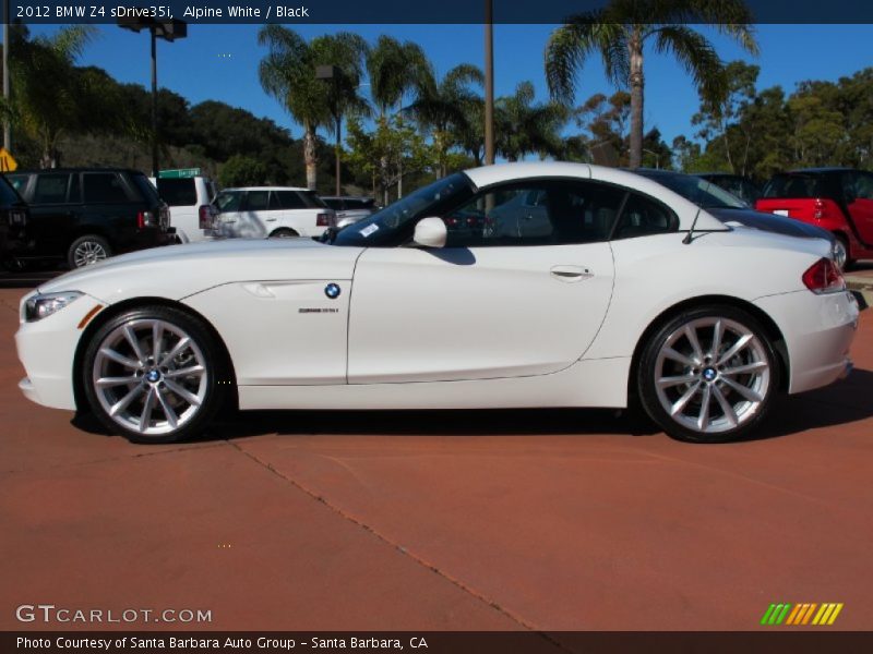  2012 Z4 sDrive35i Alpine White