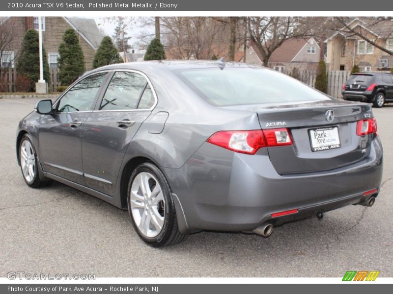 Polished Metal Metallic / Ebony 2010 Acura TSX V6 Sedan