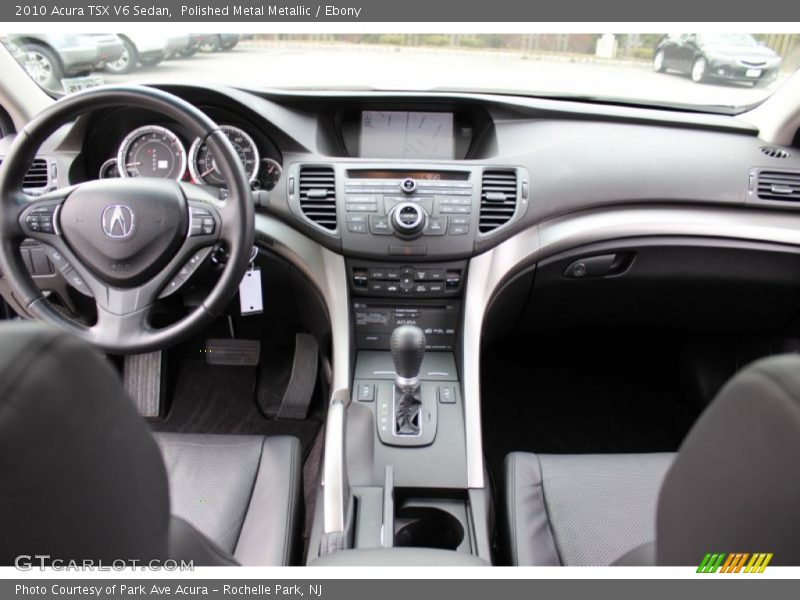 Polished Metal Metallic / Ebony 2010 Acura TSX V6 Sedan