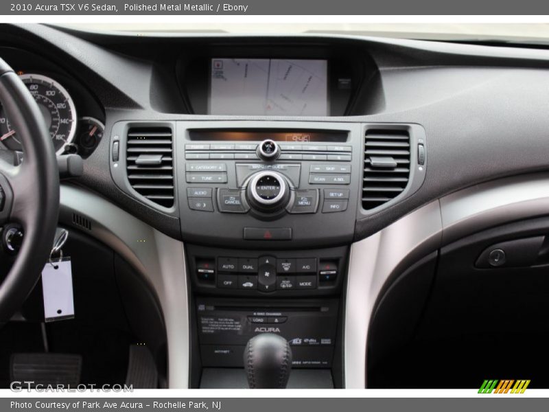 Polished Metal Metallic / Ebony 2010 Acura TSX V6 Sedan