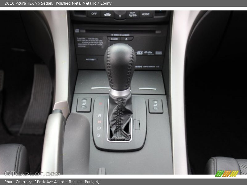 Polished Metal Metallic / Ebony 2010 Acura TSX V6 Sedan