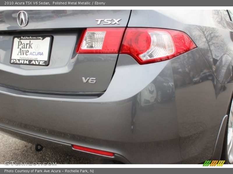 Polished Metal Metallic / Ebony 2010 Acura TSX V6 Sedan