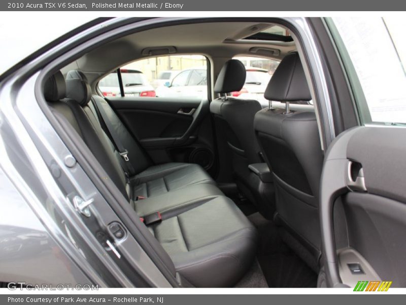 Polished Metal Metallic / Ebony 2010 Acura TSX V6 Sedan