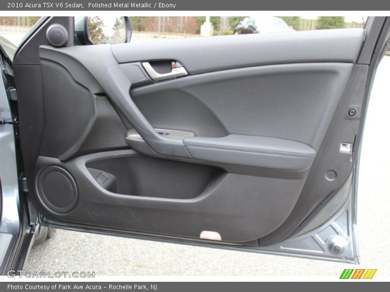 Polished Metal Metallic / Ebony 2010 Acura TSX V6 Sedan