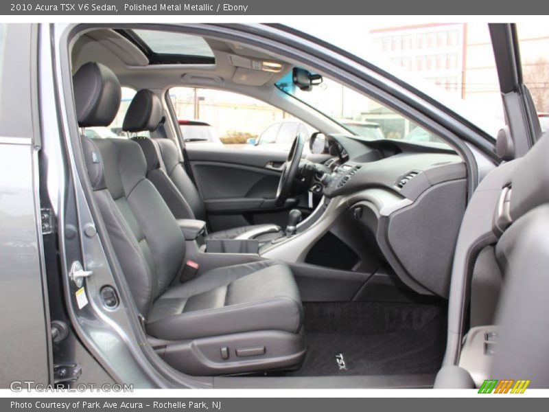 Polished Metal Metallic / Ebony 2010 Acura TSX V6 Sedan