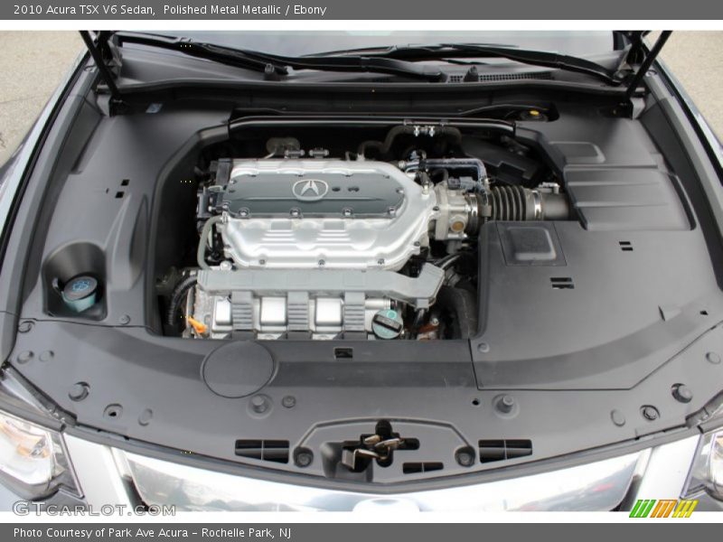 Polished Metal Metallic / Ebony 2010 Acura TSX V6 Sedan