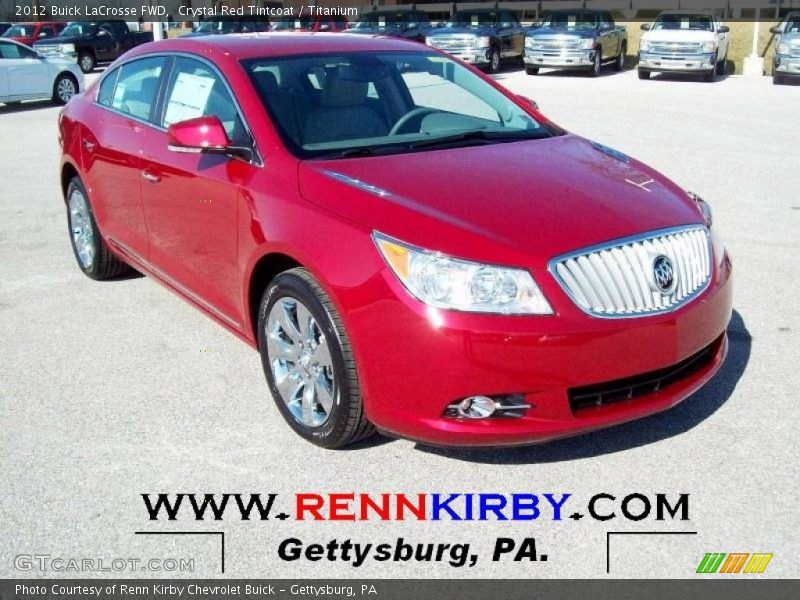 Crystal Red Tintcoat / Titanium 2012 Buick LaCrosse FWD