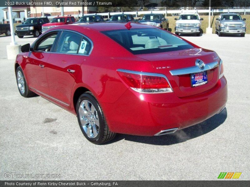 Crystal Red Tintcoat / Titanium 2012 Buick LaCrosse FWD