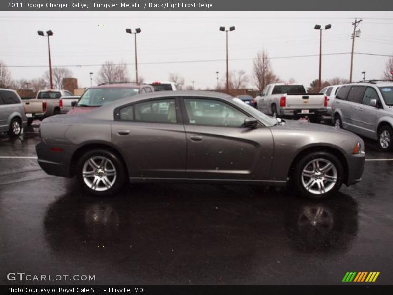Tungsten Metallic / Black/Light Frost Beige 2011 Dodge Charger Rallye