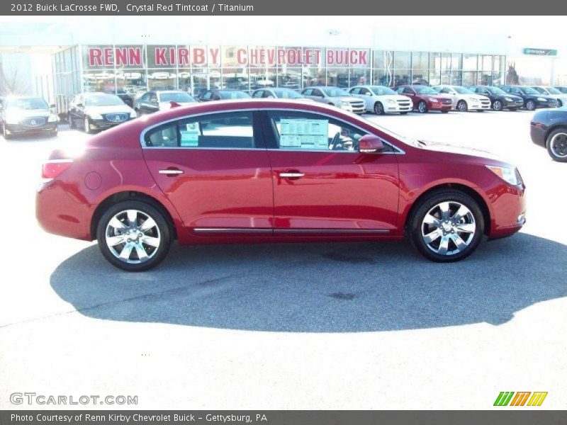 Crystal Red Tintcoat / Titanium 2012 Buick LaCrosse FWD