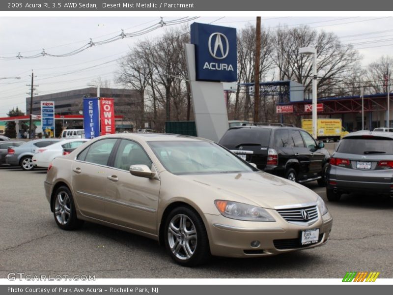 Desert Mist Metallic / Parchment 2005 Acura RL 3.5 AWD Sedan