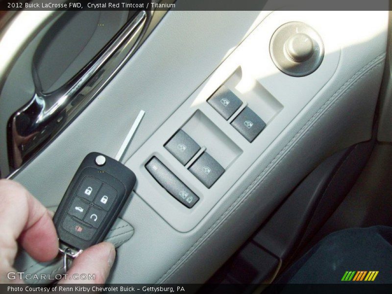 Crystal Red Tintcoat / Titanium 2012 Buick LaCrosse FWD