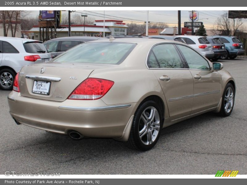 Desert Mist Metallic / Parchment 2005 Acura RL 3.5 AWD Sedan