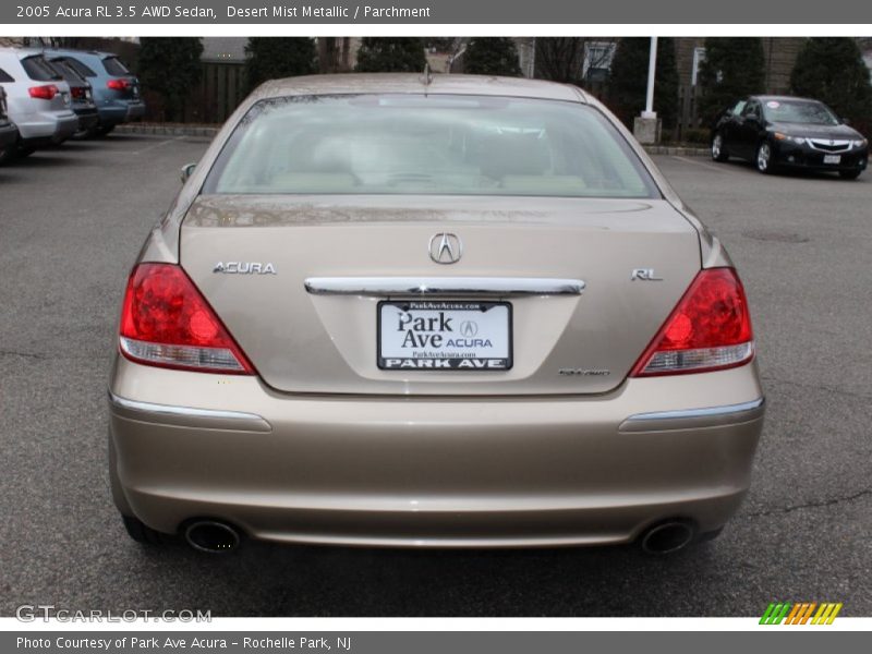 Desert Mist Metallic / Parchment 2005 Acura RL 3.5 AWD Sedan