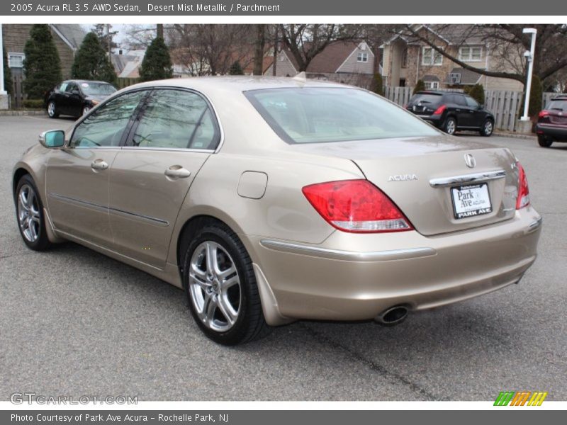 Desert Mist Metallic / Parchment 2005 Acura RL 3.5 AWD Sedan