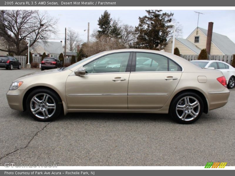 Desert Mist Metallic / Parchment 2005 Acura RL 3.5 AWD Sedan