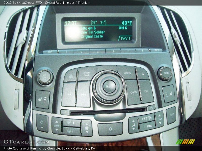 Crystal Red Tintcoat / Titanium 2012 Buick LaCrosse FWD