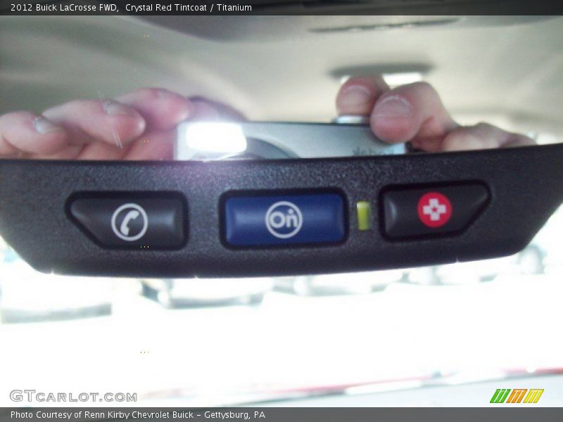 Crystal Red Tintcoat / Titanium 2012 Buick LaCrosse FWD